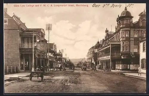 AK Maritzburg, Glen Lyn College and Y.M.C.A. on Longmarket Street