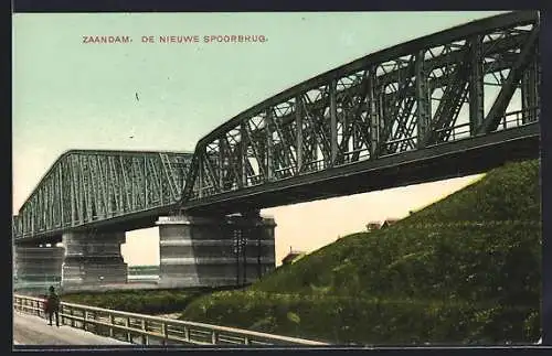 AK Zaandam, De Nieuwe Spoorbrug