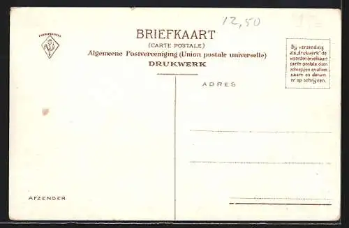 AK Zaandam, Westzijde, Strassenpartie mit Kindern