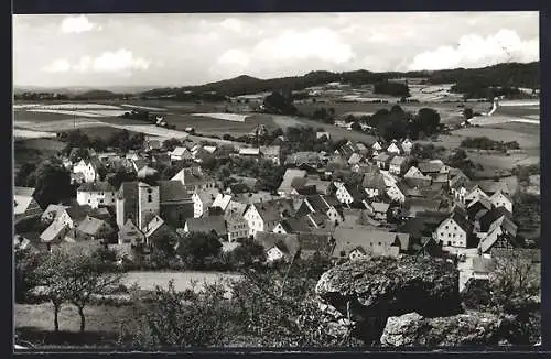 AK Königstein / Opf., Ortsansicht aus der Vogelschau
