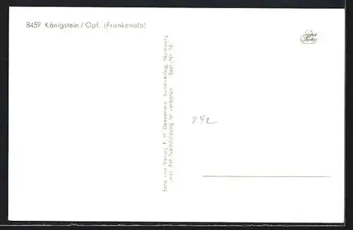 AK Königstein / Opf., Ortsansicht aus der Vogelschau