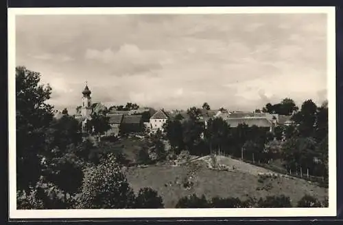 AK Roggenstein / Opf., Ortsansicht mit Kirche