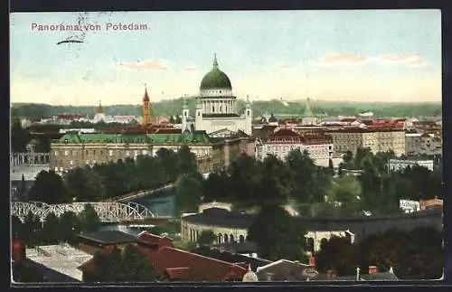 AK Potsdam, Blick auf Altstadt