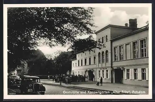 AK Potsdam, Gaststätte u. Konzertgarten Alter Fritz, Inh. P. Bosek