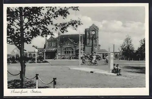 AK Amersfoort, Station, Blick zum Bahnhof