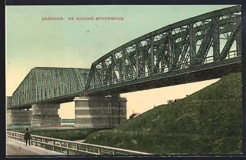 AK Zaandam, De nieuwe Spoorbrug