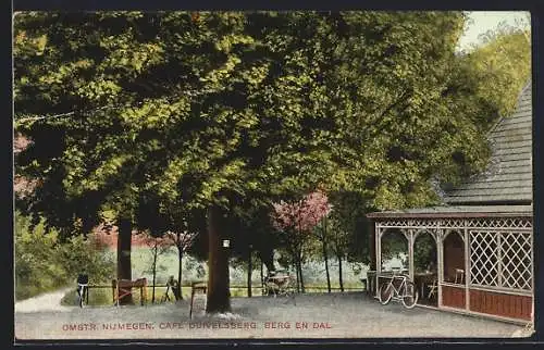 AK Nijmegen, Omstr., Café Duivelsberg, Berg en Dal