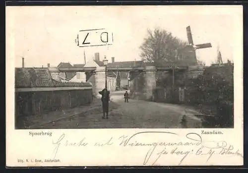 AK Zaandam, Spoorbrug