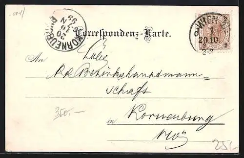 Lithographie Österreichischer Völkerverein, Abzeichen Ehren-Mitglied und Grossspender