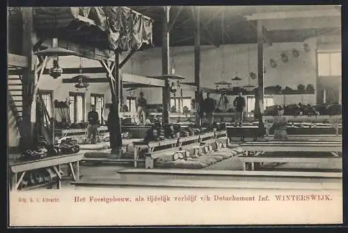 AK Winterswijk, Het Feestgebouw, als tijdelijk verblijf v/h Detachment Inf.