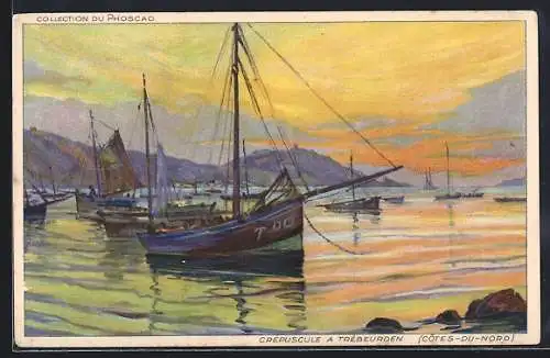 AK Crepuscule, Porte à marée haute, Schiffe