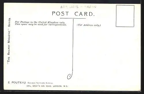 Künstler-AK Midland Railway Express Locomotive No. 2632, englische Eisenbahn