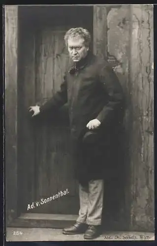 AK Schauspieler Adolf von Sonnenthal in Tochter des Fabrizius
