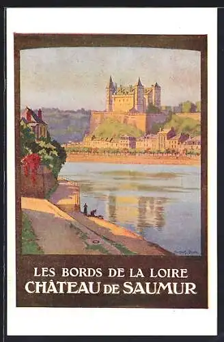 Künstler-AK Saumur, Le Chateau de Saumur