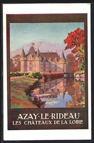 AK Azay-Le-Rideau, Les Chateaux de la Loire, Tourismus
