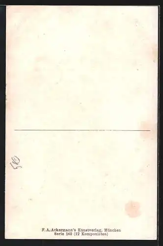 Künstler-AK Portrait Giuseppe Verdi