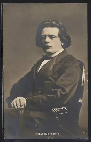 AK Portrait von Anton Rubinstein
