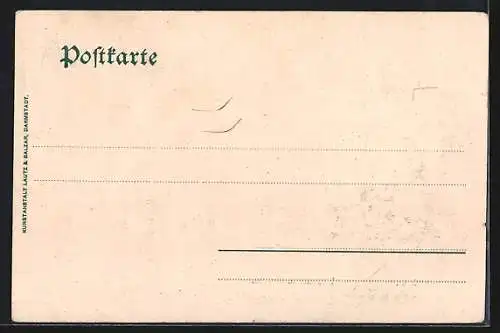 AK Erbach i. O., Rathaus und Kirche