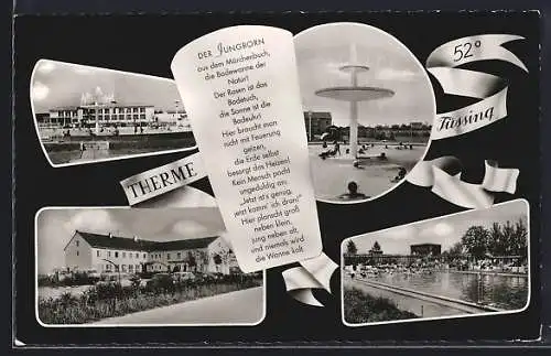 AK Füssing, Therme, Schwimmbecken, Pilz