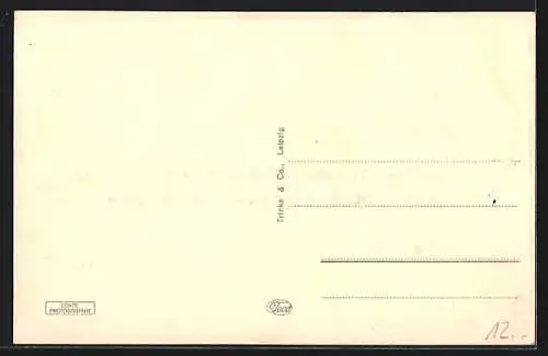 AK Gumbinnen, Friedrich-Wilhelm-Strasse mit Reichspostdirektion