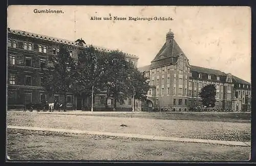AK Gumbinnen, Altes und neues Regierungsgebäude