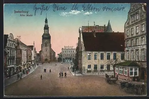 AK Insterburg, Kirche am alten Markt