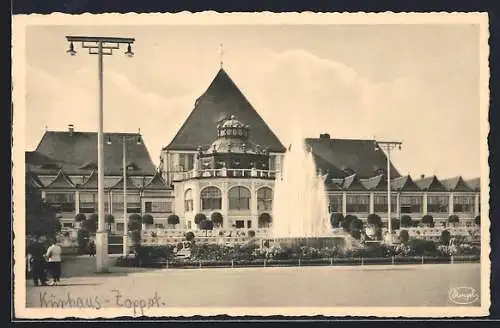 AK Zoppot / Sopot, Blick zum Kurhaus
