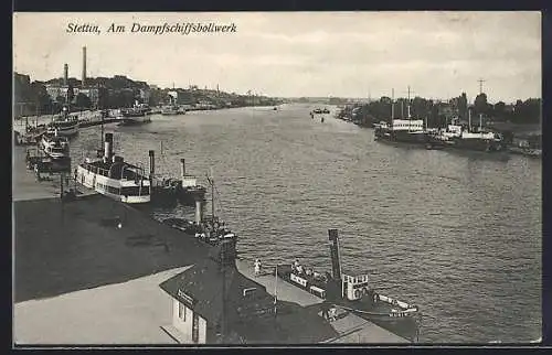 AK Stettin, Am Dampfschiffsbollwerk