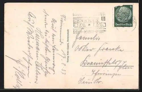 AK Swinemünde, Ostseebad, Hafenpartie