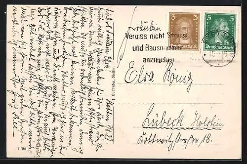 AK Stettin, Manzelbrunnen