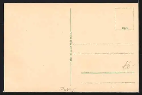 AK Swinemünde, Gäste auf der Promenade am Kurhaus