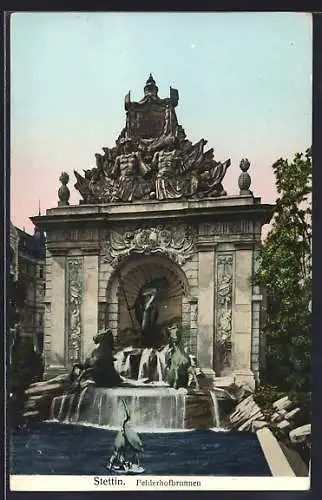 AK Stettin, Felderhofbrunnen