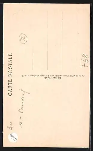 AK Wittenheim, Vue Interieure de L`Eglise Ste-Barbe, Mine Theodore