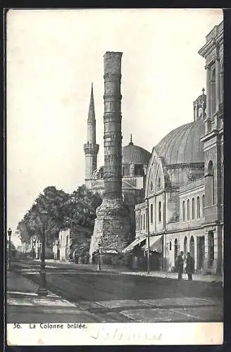 AK Constantinople, La Colonne brûlée