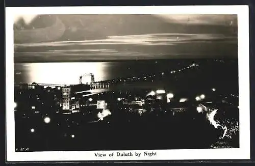 AK Duluth, MN, Panorama by Night