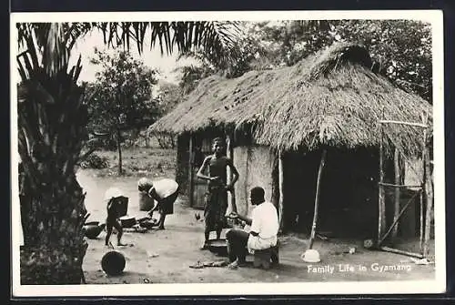 AK Gyamang, An indigenous family and their hut