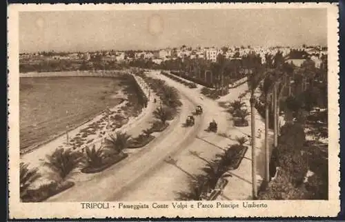 AK Tripoli, Passeggiata Conte Volpi e Parco Principe Umberto