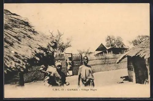 AK Gambie, Village Nègre
