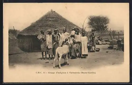 AK Yarbutenda, /Haute-Gambie, Groupe d`indigènes