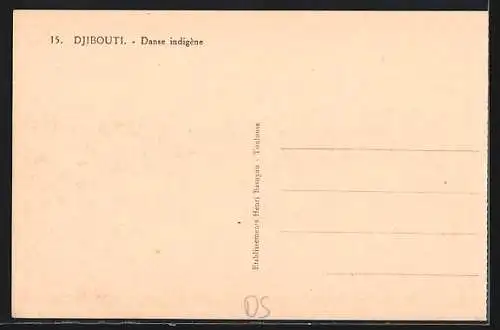 AK Dschibuti, Danse indigene
