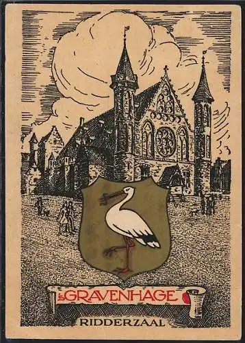 Künstler-AK `s Gravenhage, Ridderzaal