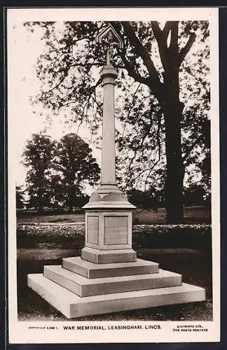 AK Leasingham, War Memorial