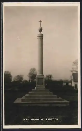 AK Evington, War Memorial