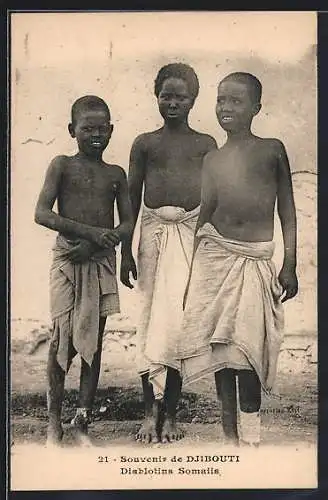 AK Djibouti, Diablotins Somalis, afrikanische Kinder
