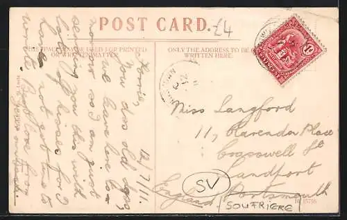 AK Soufriere, Village showing Pitons