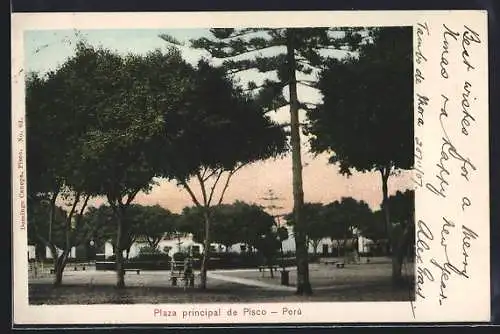 AK Pisco, Plaza principal