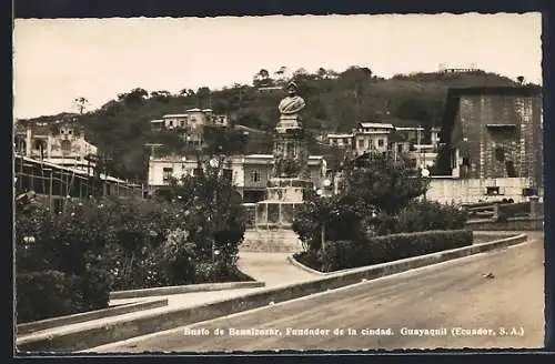 AK Guayaquil, Busto de Benalcazar, Fundador de la ciudad
