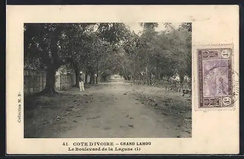 AK Grand Lahou /Côte d`Ivoire, Le Boulevard de la Lagune