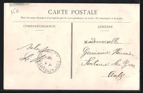 AK Romilly-sur-Seine, Avenue de la Gare