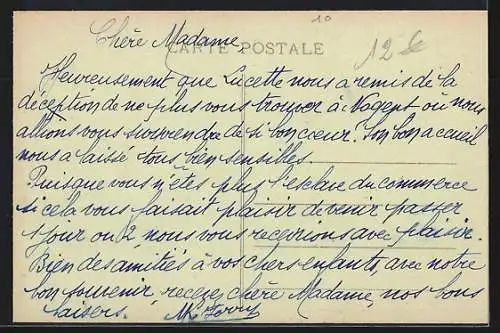 AK Fontvannes, Grande Rue avec passants et maisons villageoises